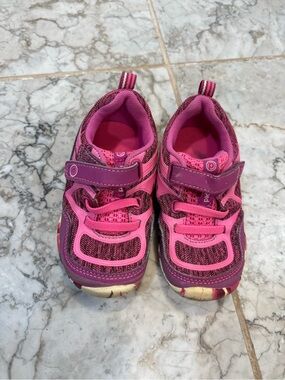 Pediped Grip Go Force  Sneakers Toddler Size 7 Hot Pink